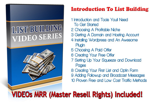 Product picture LIST BUILDING VIDEO COURSE